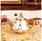 Beautiful decorative Nordic porcelain teapot 1000 ml 33 oz