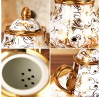 Beautiful decorative Nordic porcelain teapot 1000 ml 33 oz