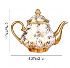 Beautiful decorative Nordic porcelain teapot 1000 ml 33 oz