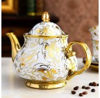 Beautiful decorative Nordic porcelain teapot 1000 ml 33 oz