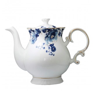 European style ceramic flower teapot large size 5.5 cups