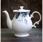 European style ceramic flower teapot large size 5.5 cups