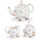 Fine Porcelain Happy Elephant (3-piece tea set)