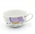 (blue owl) Porcelain 4-Piece Tea For One